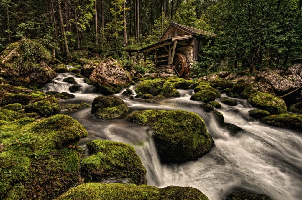 Gollinger Waterfall in Golling an der Salzach