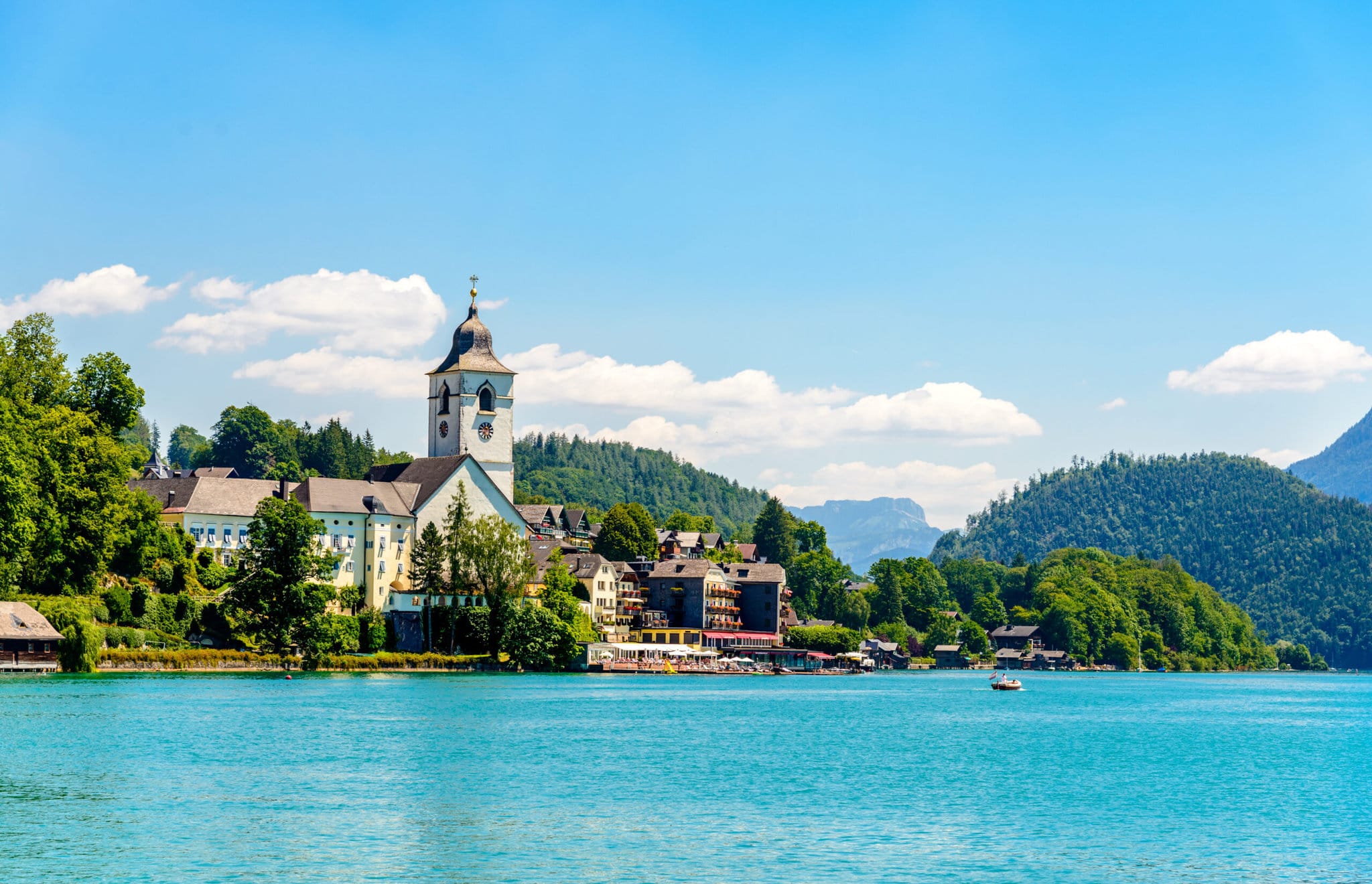 Sankt Wolfgang im Salzkammergut, Wolfgangsee, Austria